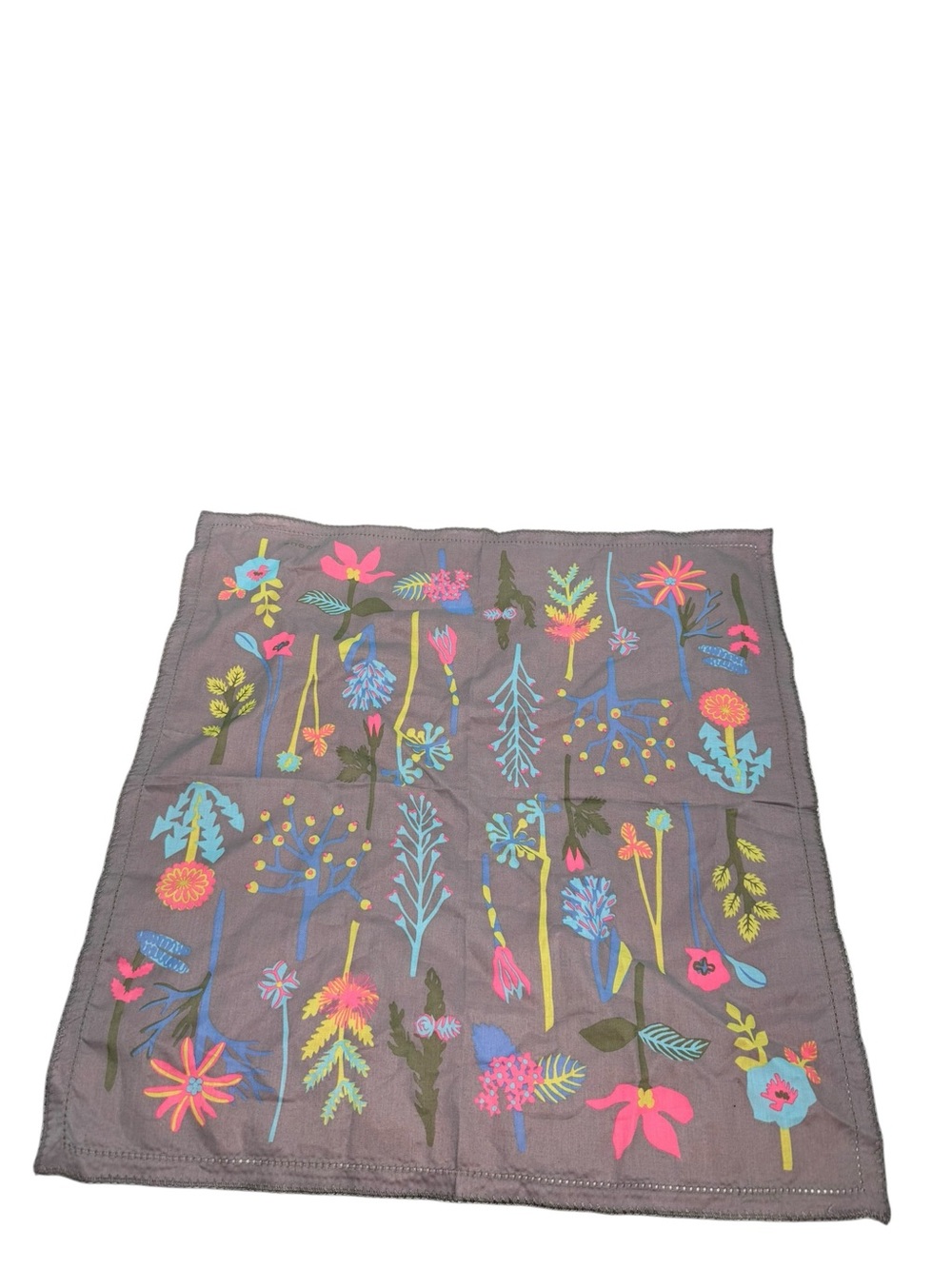 Kodue cotton floral scarf twilly headscarf purse